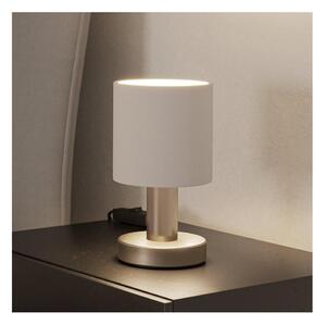 Eglo 31841 - Lampada da tavolo MONTETTO 1xE14/40W/230V bianca/cromo opaco