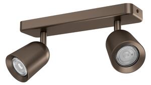 Eglo 901949 - Faretto CAMALDOLI 2xGU10/10W/230V bronzo