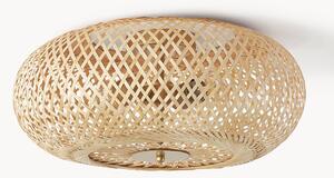 Plafoniera di design in bambù naturale Evelyn