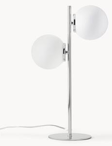 Lampada da tavolo in vetro opale Atlanta