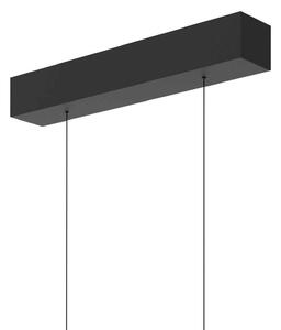 Steinhauer Lampada a sospensione Bande, 114 cm, nero, metallo, CCT, dimmer