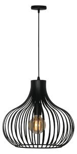 Freelight Lampada a sospensione Aglio, Ø 38 cm, nero, metallo