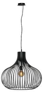 Freelight Lampada a sospensione Aglio, Ø 58 cm, nero, metallo