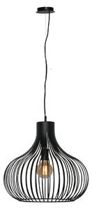 Freelight Lampada a sospensione Aglio, Ø 48 cm, nero, metallo
