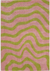 Tappeto verde/rosa 160x230 cm Aurora – ESTE