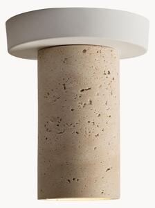 Faretto da soffitto in travertino Tivoli