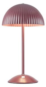 Lampada da tavolo rossa in metallo con paralume in metallo (altezza totale 33,5 cm) Zin – Markslöjd