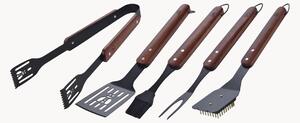 Set di 5 utensili da barbecue Black Edition