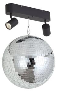 Lampada a sospensione retrò Discoball con LED a 2 luci e telecomando