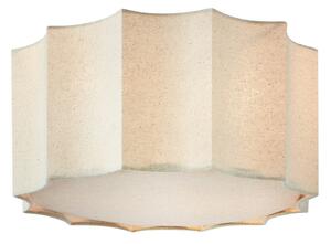 Plafoniera beige in metallo con paralume in tessuto ø 35 cm Olea – Markslöjd