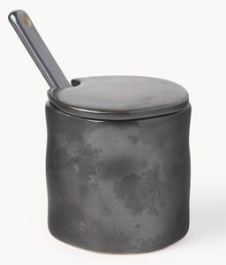 Set barattolo con cucchiaio da portata Flow 3 pz