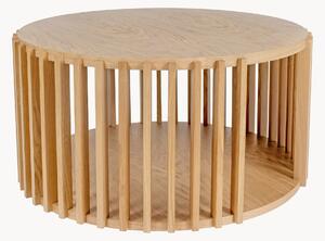 Tavolino rotondo in legno Drum