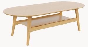 Tavolino ovale in legno Curved