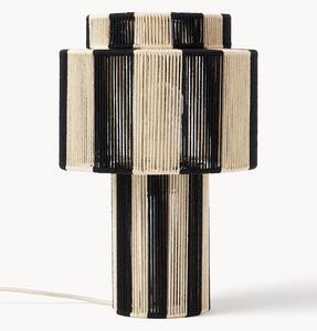 Lampada da tavolo con fili di lino Lace