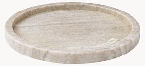 Vassoio rotondo in marmo Brown