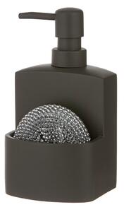 Dispenser per sapone grigio scuro in poliresina 250 ml Essentials – Ladelle