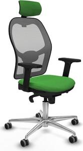 Sedia da ufficio con poggiatesta Piqueras y Crespo 2D086G2 verde
