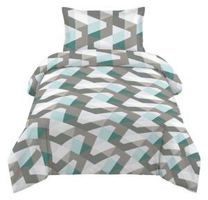 Set copripiumino e federa in cotone per letto singolo 140x200 cm Leopold – Cotton House