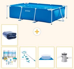 Piscina fuori terra rettangolare - 260x160x65 cm - composta da 6 elementi - modello S20036