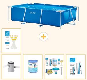 Piscina fuori terra rettangolare - 260x160x65 cm - 6 pezzi - Modello S22347