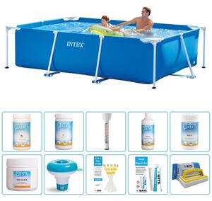 Piscina fuori terra rettangolare - 260x160x65 cm - 11 pezzi - Modello S43238
