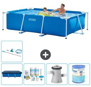 Piscina fuori terra rettangolare - 260x160x65 cm - 6 pezzi - Modello S30072