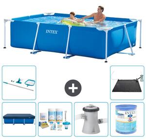 Piscina fuori terra rettangolare - 260x160x65 cm - 7 pezzi - Modello S40076