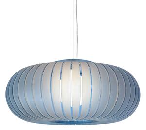 Kartell Lampada a sospensione Teresa Frozen, Blu, Soggiorno / Sala da pranzo, Plastica, Design, Lampada a sospensione