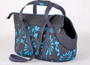 Borsa da trasporto per cani -20x42x22 cm- morbida imbottita, lavabile, con maniglia di trasporto