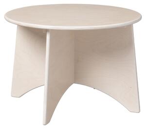 Van Dijk Toys Holz Apollo Beef Tisch Birke fr Kleinkinder - 60cm Hhe 40cm - Wei gekalkt