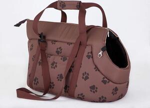 Borsa da trasporto per cani 30x58x32 cm - morbida imbottita, lavabile, con maniglia di trasporto