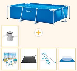 Piscina fuori terra rettangolare - 260x160x65 cm - composta da 6 elementi - modello S20824