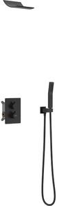 Mexen Salto set doccia nascosto, nero - 7604-02-70