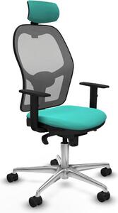 Sedia da ufficio Piqueras y Crespo 1D086N2 turchese