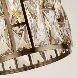 Searchlight Lampada a sospensione Bijou, a 1 luce, ottone, vetro cristallo