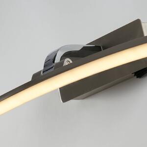 Searchlight Applique a LED Santorini, larghezza 50 cm, cromo, inclinabile