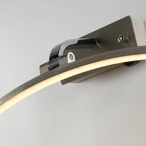 Searchlight Applique a LED Santorini, larghezza 40 cm, cromo, inclinabile