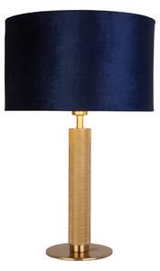 Searchlight Lampada da tavolo London, ottone/blu