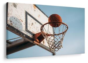 Quadro su tela – Canestro da basket urbano