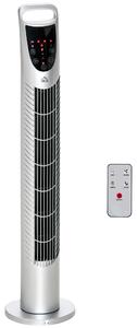 HOMCOM Ventilatore colonna 40W timer 3 velocità 3 modalità telecomando touchscreen oscillante silenzioso