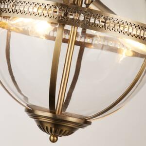 Searchlight Lampada a sospensione Coronet, ottone