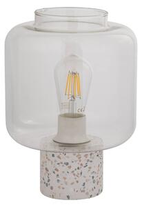 Searchlight Lampada da tavolo X Vessel, bianco/chiaro, cemento, vetro