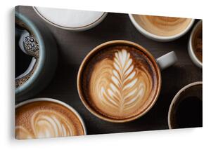 Quadro su tela – Arte del caffè con latte