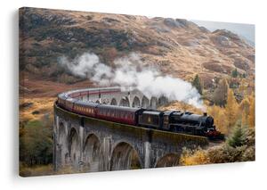 Quadro su tela – Treno a vapore storico