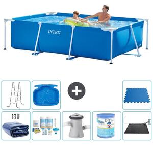 Piscina fuori terra rettangolare - 260x160x65 cm - 9 pezzi - Modello S30098