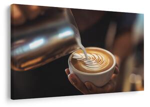 Quadro su tela – Arte del latte in tazza