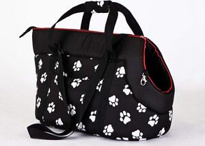 Borsa da trasporto per cani -20x42x22 cm- morbida imbottita, lavabile, con maniglia di trasporto