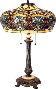 Lampada da tavolo Tiffany Clayre & Eef Ø 47x71 cm Vetro blu