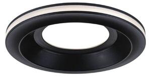 Paulmann Luci LED da incasso Sormus nera, Ø 10 cm, IP65, set 3, Nero, Bagno, Plastica, Moderno, Plafoniera