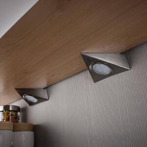 Paulmann Lampada LED sottopensile a forma di triangolo per mobili bassi, in Dreieck, Alluminio / Grigio / Zincato, Cucina, Metallo, Moderno, Lampade per mobili
